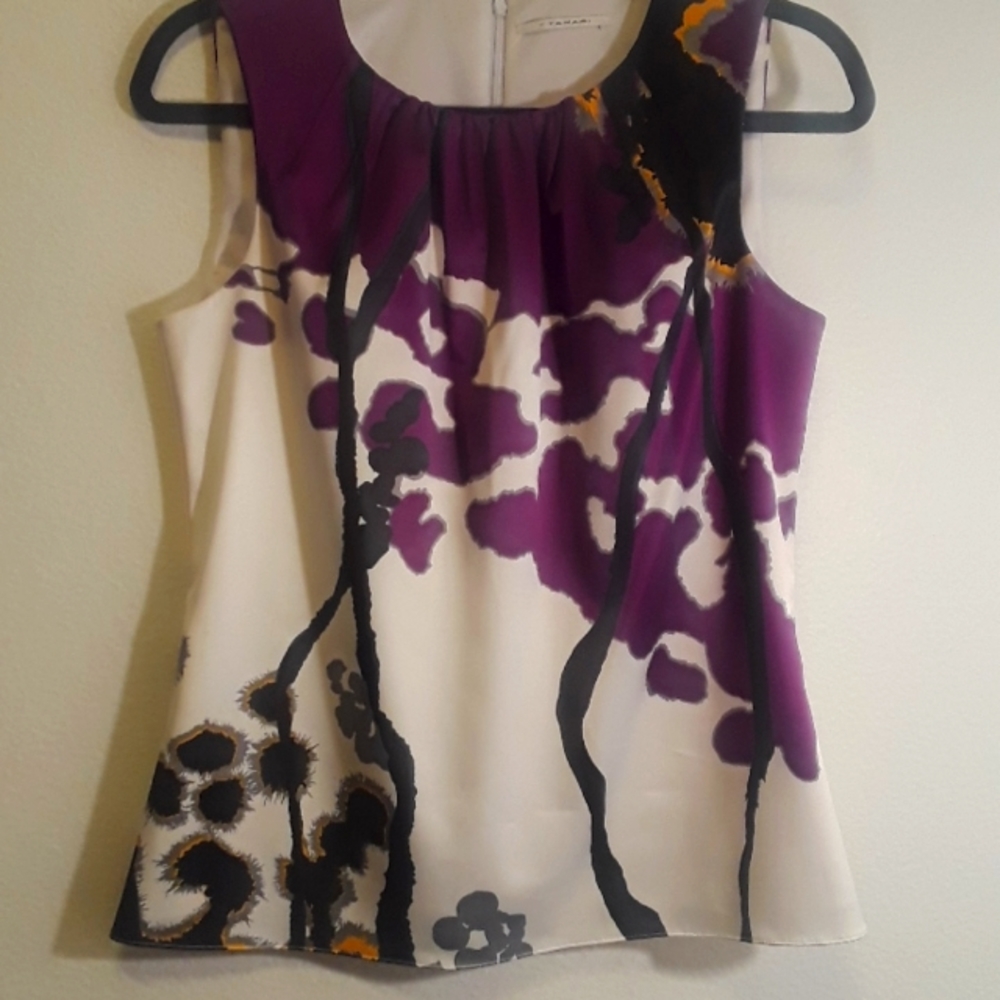 Tahari Sleeveless Blouse Size Small